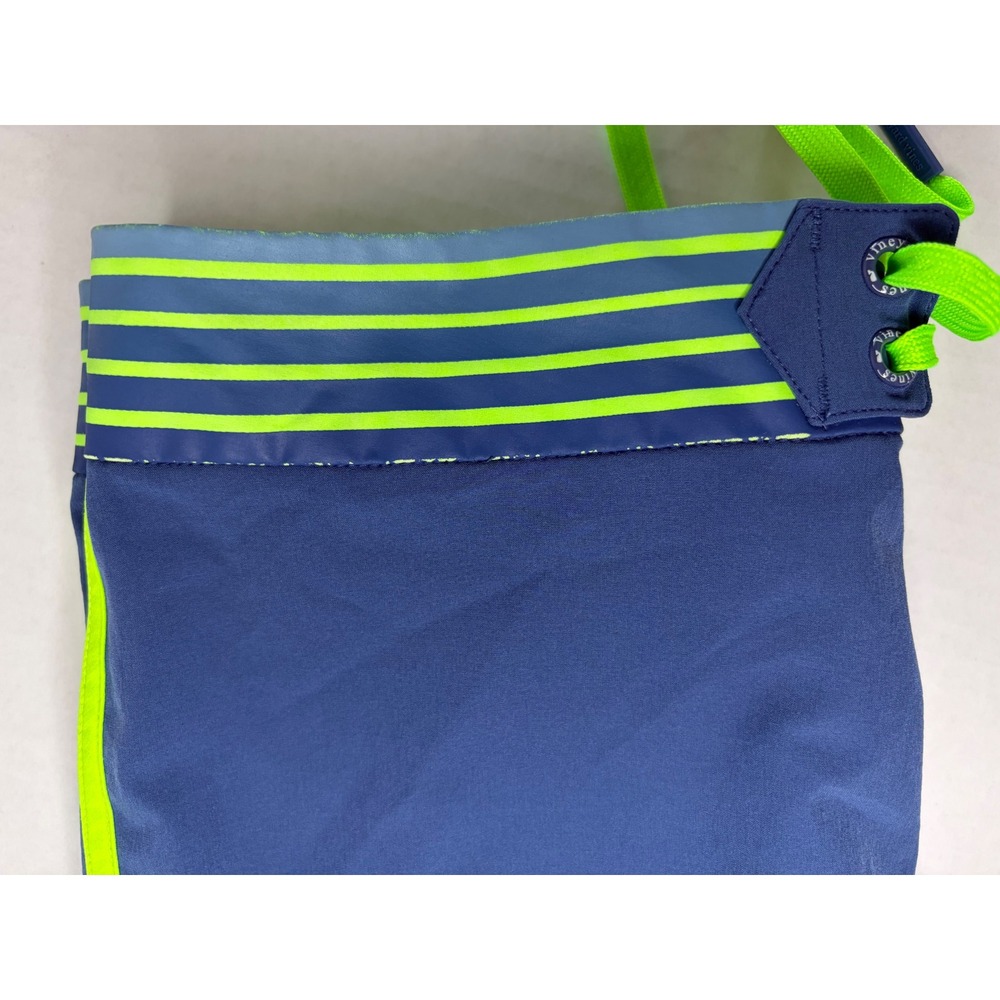 Vineyard Vines‎ Boys Blue Neon Green Board Shorts Swim Trunks Size M 12-14 - Picture 9 of 14